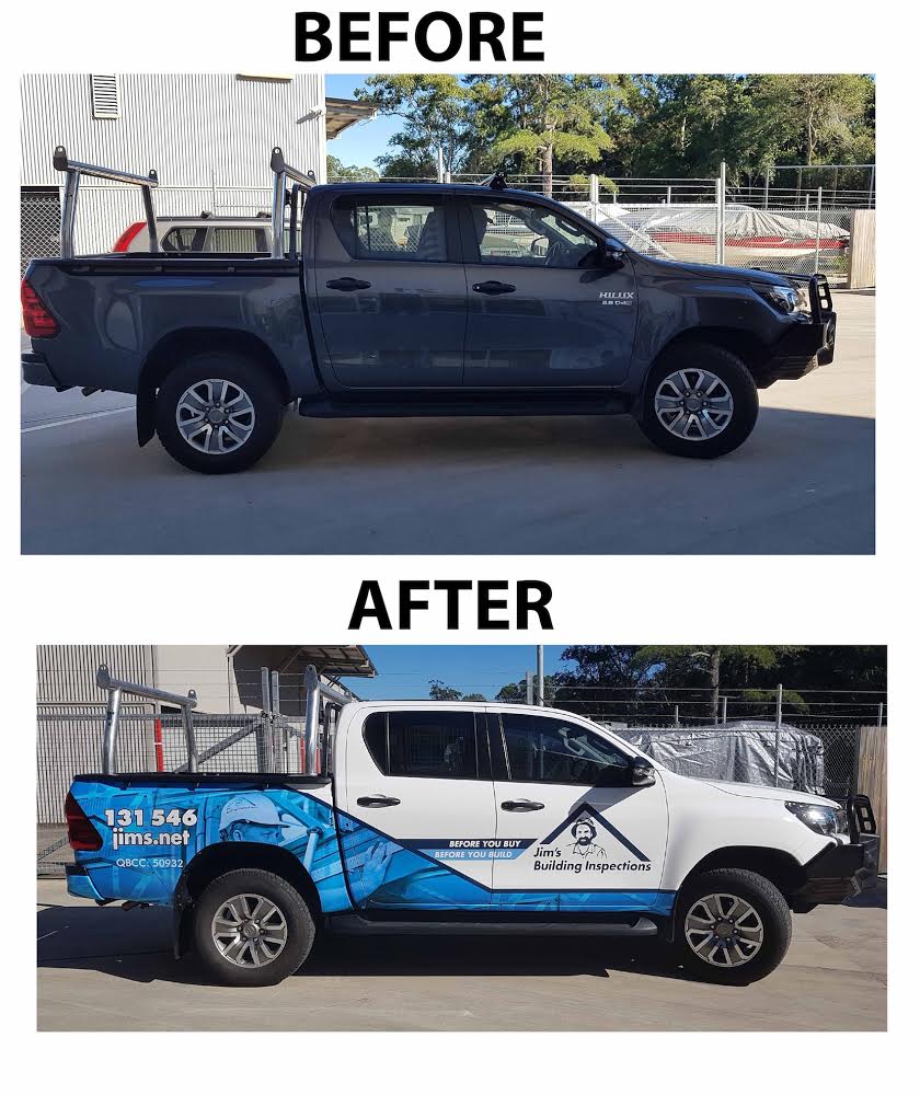 before and after car